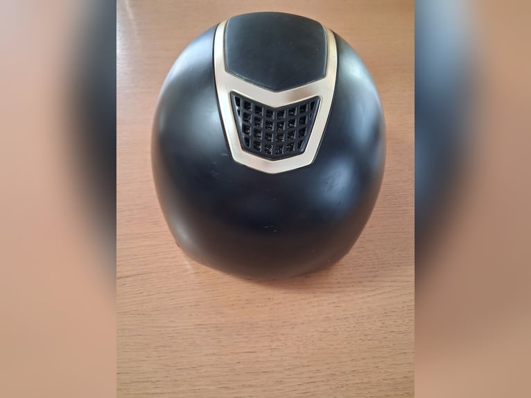 Casco Equithème negro talla M 56-58
