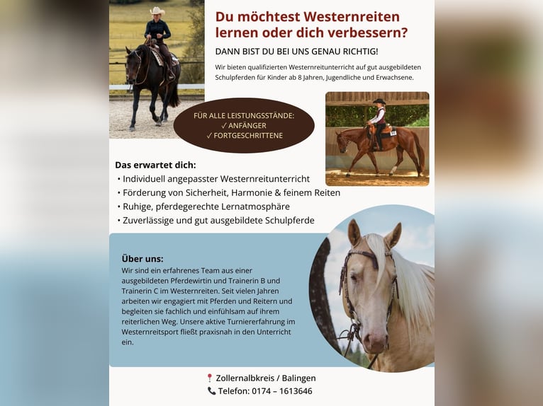 Clases de equitación western