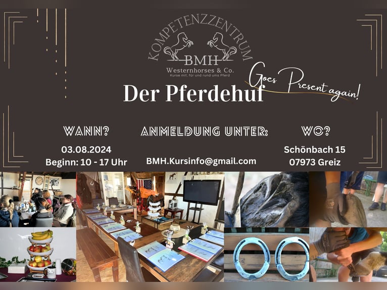 Workshop, Hufkurs, Hufbearbeitung, Basiskurs. Letzte Chance %