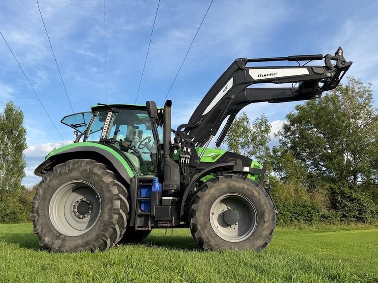 Tractor DEUTZ 7250 AGROTON TTV de 258 CV con cargador frontal, ¡TOP!