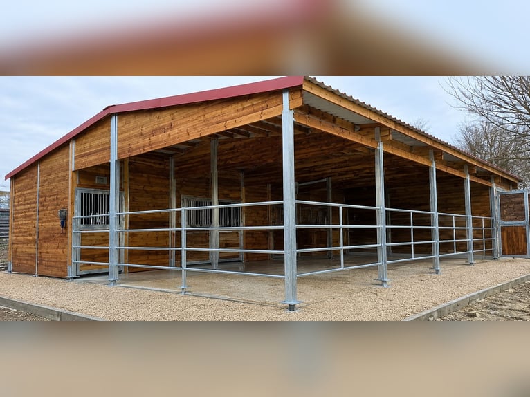 Construcción de establos y caballerizas para caballos | Pabellón exterior y boxes para caballos