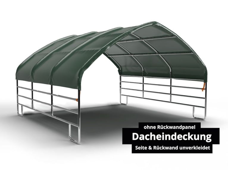 Lona de acción con 900 g/m² - Carpa para pasto, refugio para caballos, tienda de almacenamiento, tie