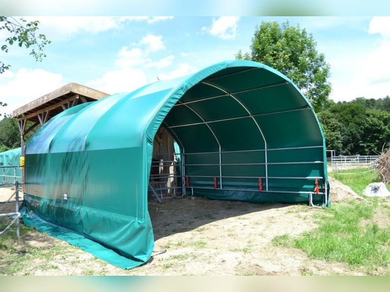 Lona de acción con 900 g/m² - Carpa para pasto, refugio para caballos, tienda de almacenamiento, tie