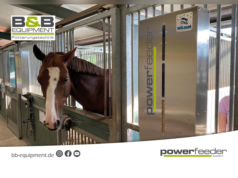 Neuer automatischer Kraftfutterautomat - das powerfeeder-System