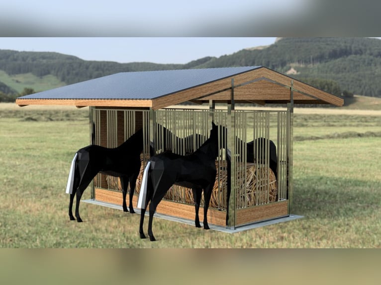 Comederos de pasto y comederos para heno para caballos, ideales para establos y fincas ecuestres