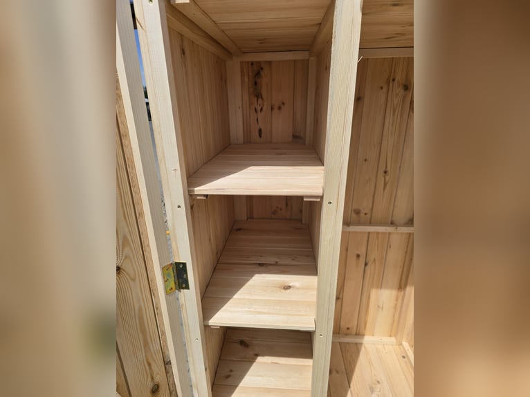 Sattelschrank Stallspind Massivholz Fichte 100 x 75 x 200 cm
