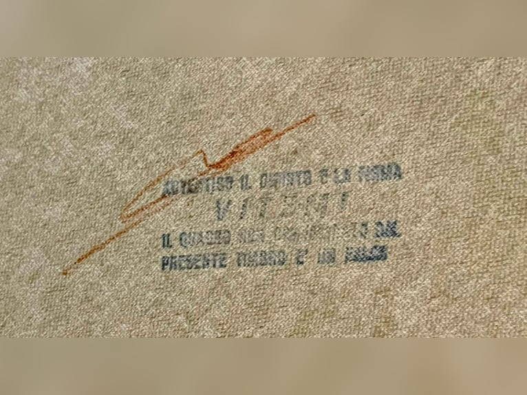 Cuadro de autor VITEMI - Caballos "llameantes" de los años 70-80