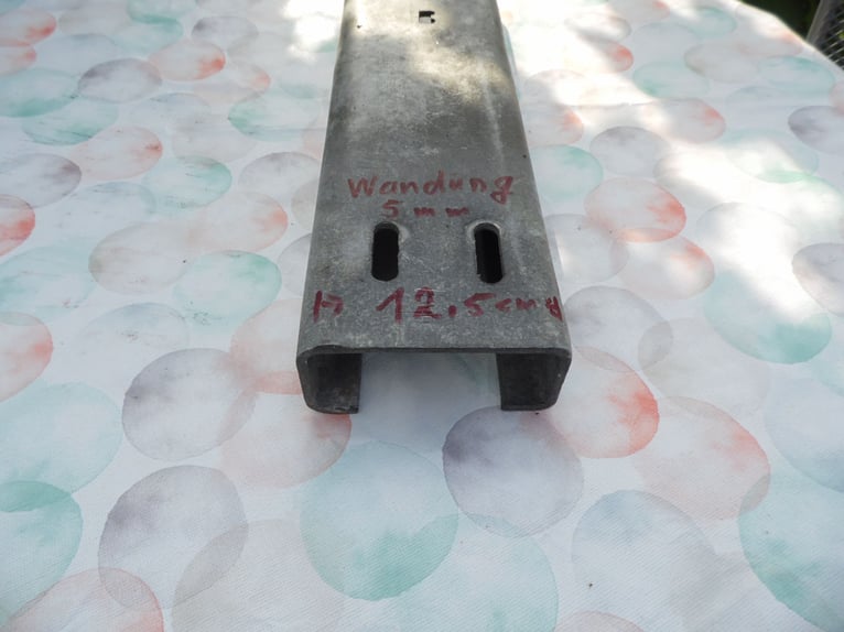 Hot-dip galvanized steel posts