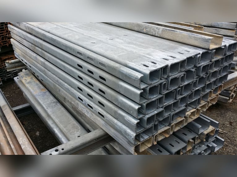 Hot-dip galvanized steel posts