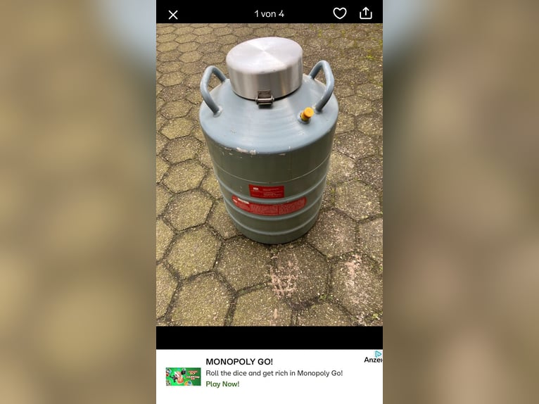 Stickstoffcontainer zur Lagerung von TG-Samen