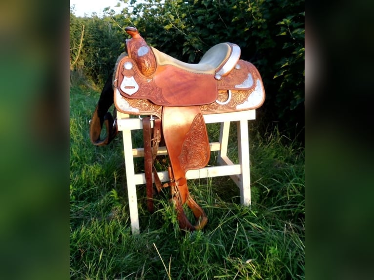 Westernsattelbock, Holz, massiv