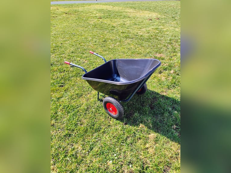 300 liters – large wheelbarrow and feed cart with dual tires