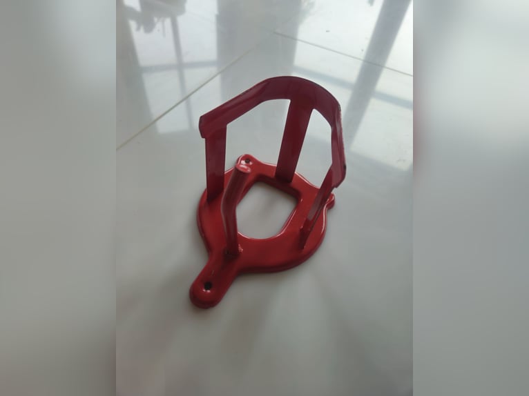 Red bridle holder
