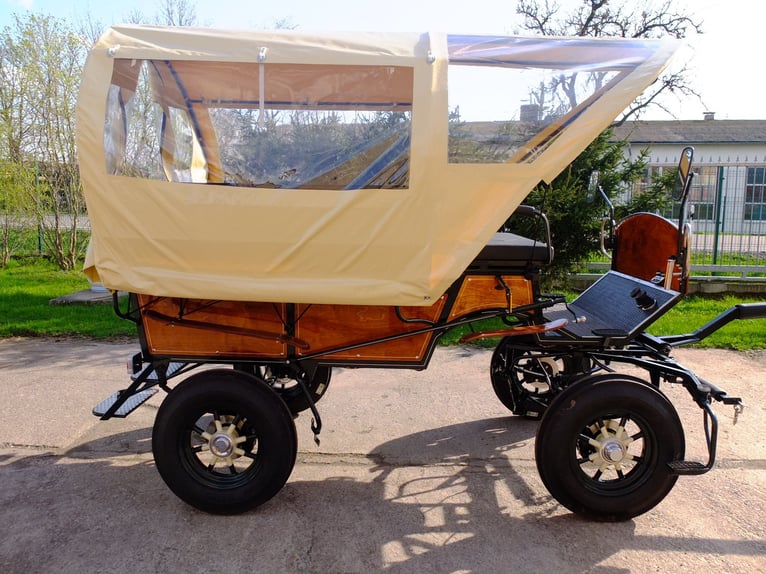 New covered wagon with tractor wheels