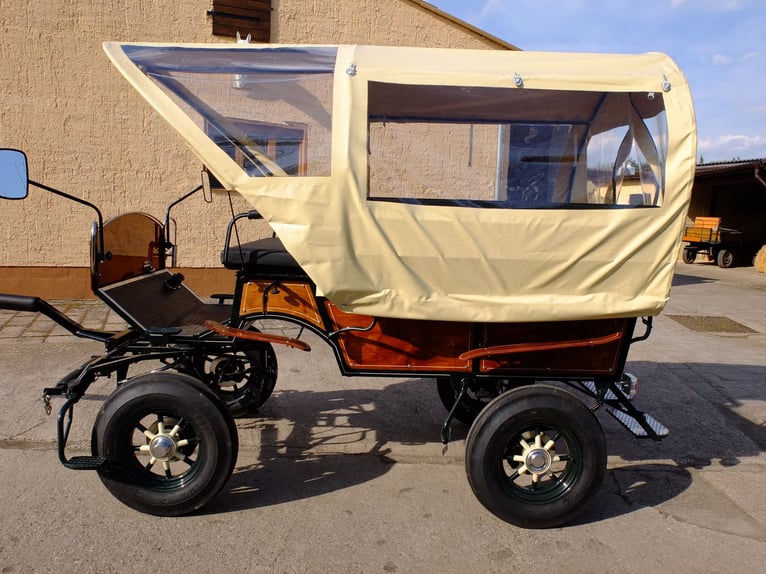 New covered wagon with tractor wheels