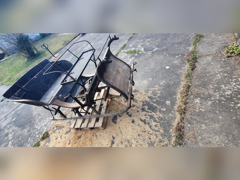 Antique horse-drawn sleigh
