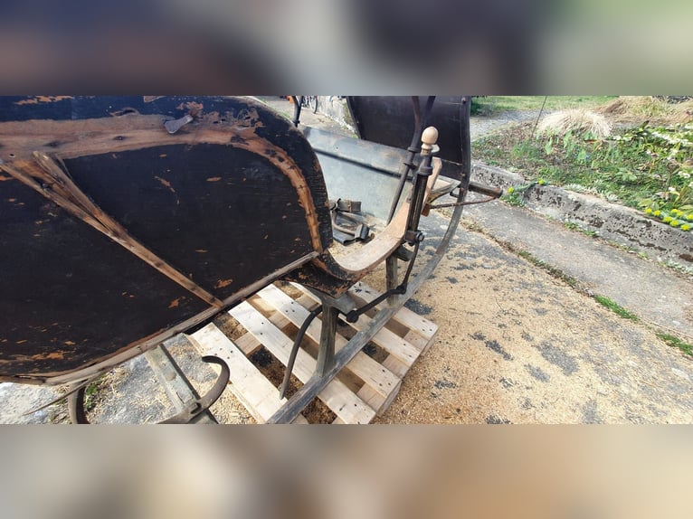 Antique horse-drawn sleigh