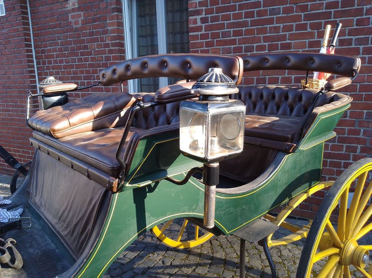 Original Siamese Hunting Carriage – G.H.W. Trimpler Lüneburg – Excellent condition – circa 1920