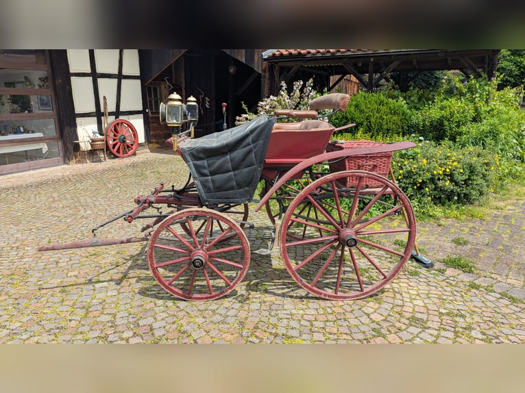 Red carriage, also single-horse carriage (Einspänner)