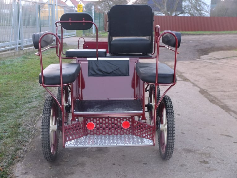 Brand new pony and small horse carriage