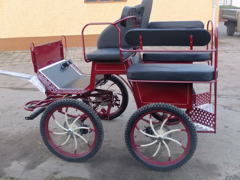 Brand new pony and small horse carriage