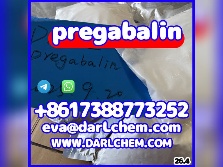 Pregabalin powder. White powder with 99.99% high purity