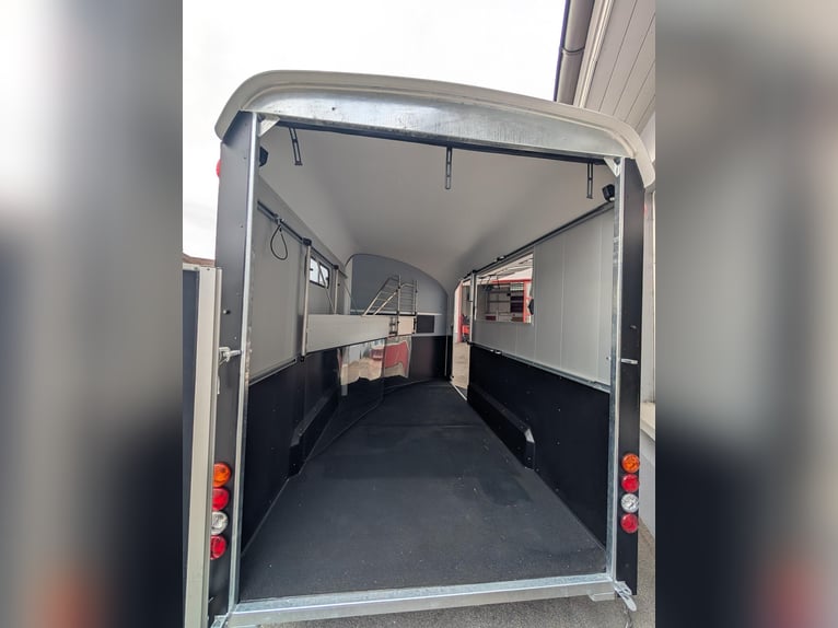 3-Horse Trailer Maxi 3, diagonal loading and front exit