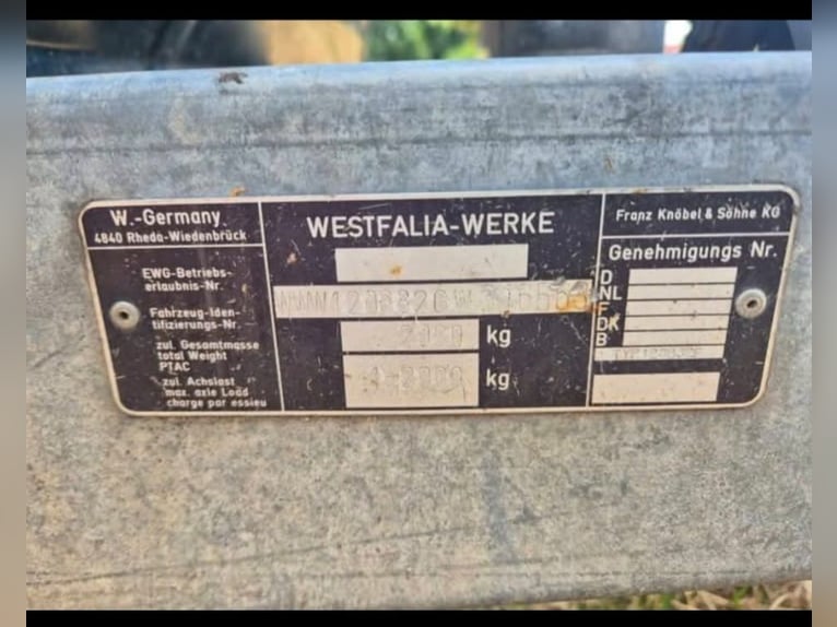 Westphalia 120 882 Horse Trailer