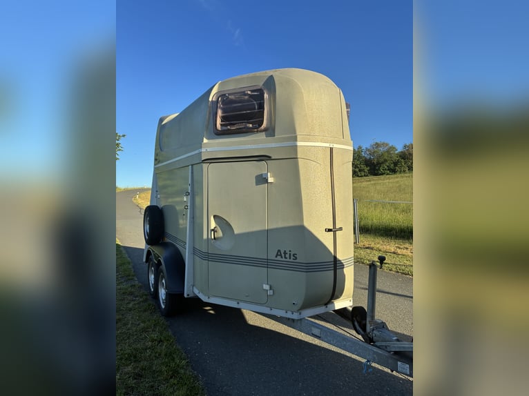 Humbaur Atis horse trailer, fully polycarbonate sides with aluminum floor