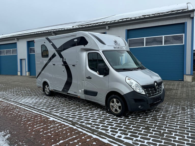 Pferdetransporter Theault Proteo Renault Master Automatik 150 PS Klima Horsetruck Horsevan Nova Frei