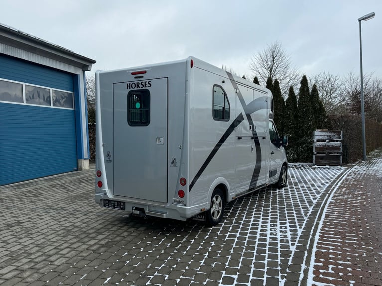 Pferdetransporter Theault Proteo Renault Master Automatik 165 PS Klima Horsetruck Horsevan Camion