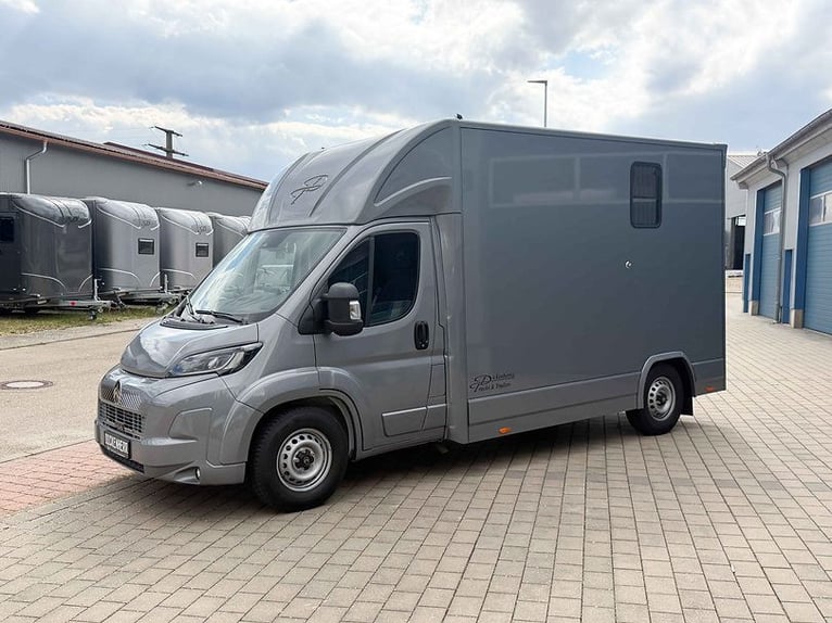 Horse Transporter Citroën Jumper Automatic, 180 HP, Air Conditioning, Navigation, Livestock Transpor