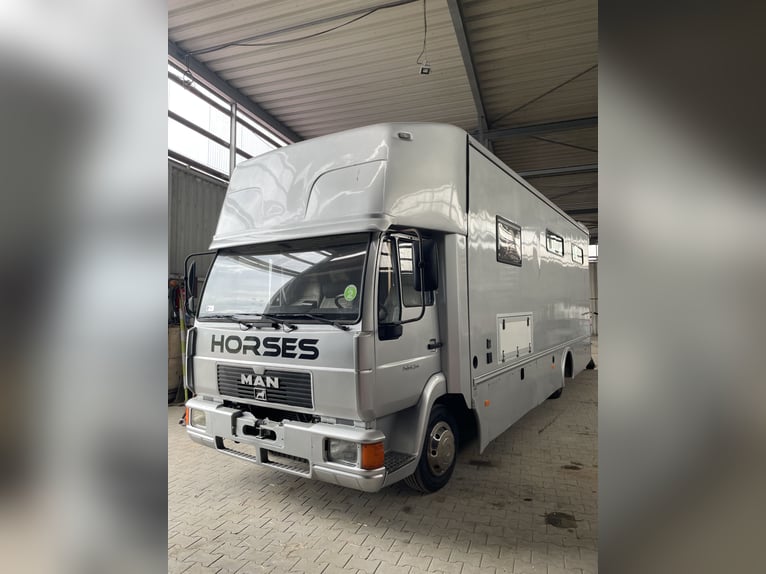 MAN L200 horse transporter with motorhome approval – accommodates 4 horses – living cabin