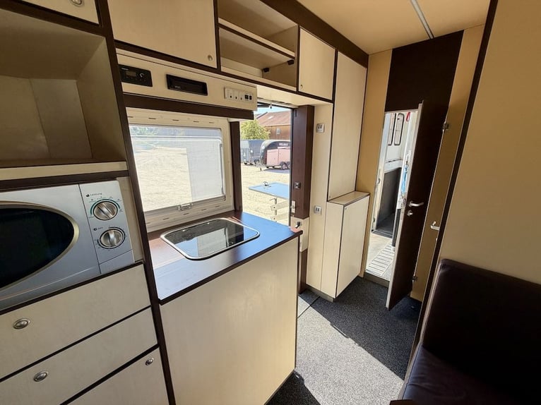 MAN TGL 8.180 Horse Transporter with 4-Horse Living Cabin, Automatic Transmission, WC, Shower – Exce