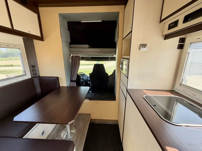 MAN TGL 8.180 Horse Transporter with 4-Horse Living Cabin, Automatic Transmission, WC, Shower – Exce