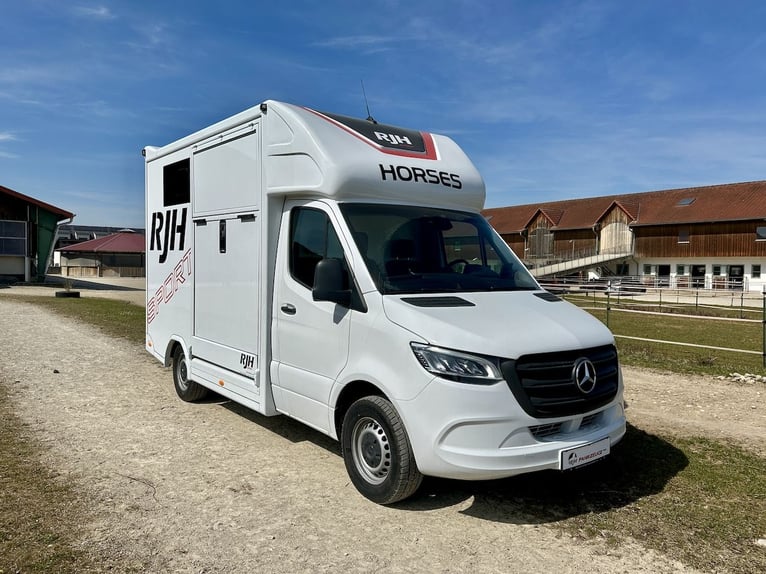 Mercedes-Benz 419 Sprinter 2-Horse Trailer RJH Sport 3.5-ton Truck