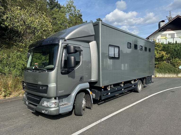 DAF Pferdetransporter, 5 Pferde, Wohnabteil, zGG 11.990 kg, EHC GERMAN COACHBUILDERS