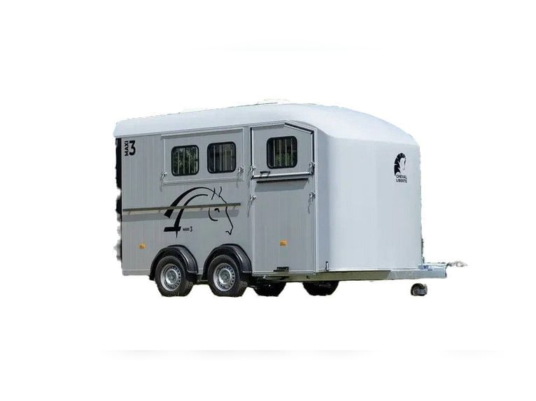 Liberty Maxi 3 Horse Trailer – with tack storage and side ramp