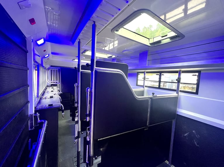 Mercedes-Benz 2551 Horse Transporter for 6 Horses with Living Area, Pop-Out WC, Shower, Truck, 510 H