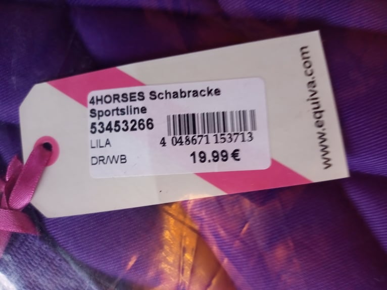 Schabracken BR und 4Horses DR/VS/WB OVP neu!