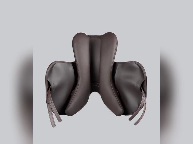 Rouen Synthetic Monoflap Cross Country Saddle Dark Havana