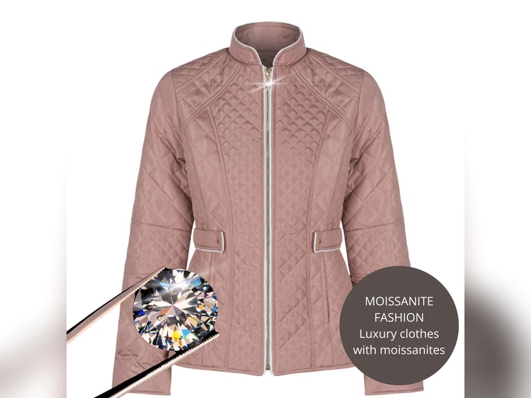 Moissanite Fashion light pink coat