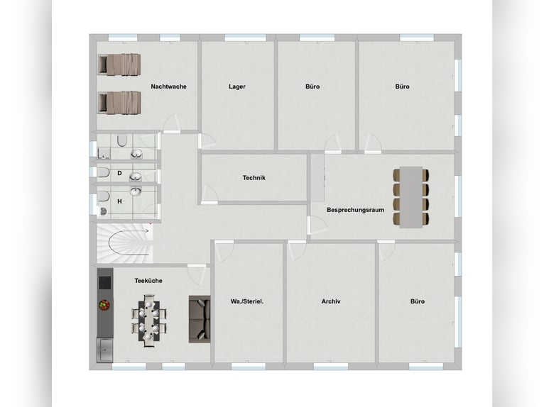 Commercial property in Herrenberg – Newly built equine clinic with multiple offices!