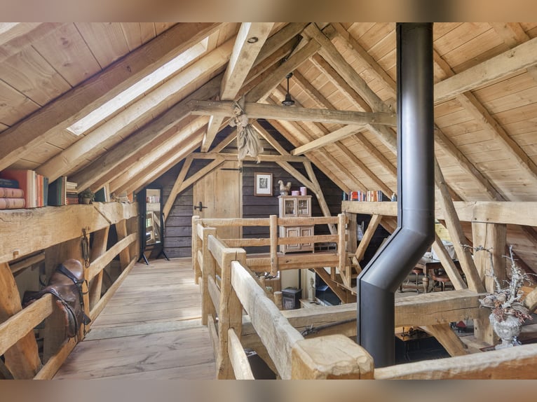 Country estate with equestrian facilities including an indoor riding arena, outdoor riding arena, an