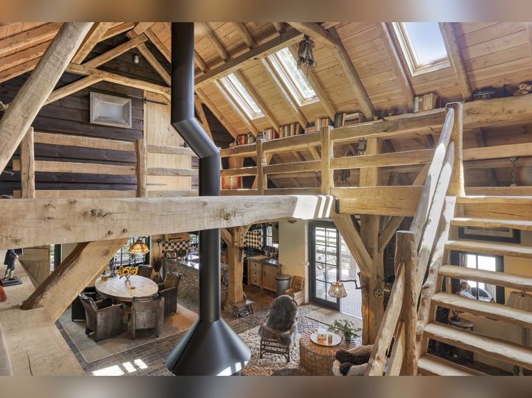 Country estate with equestrian facilities including an indoor riding arena, outdoor riding arena, an