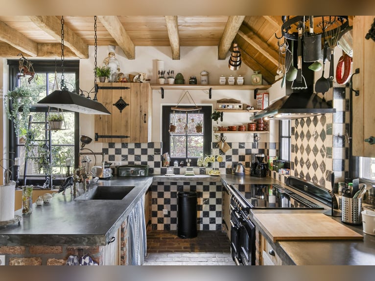 Country estate with equestrian facilities including an indoor riding arena, outdoor riding arena, an