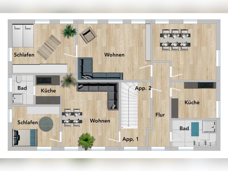 Riding facility near Hanover – 29 horse boxes, professional training facilities & 4 residential unit