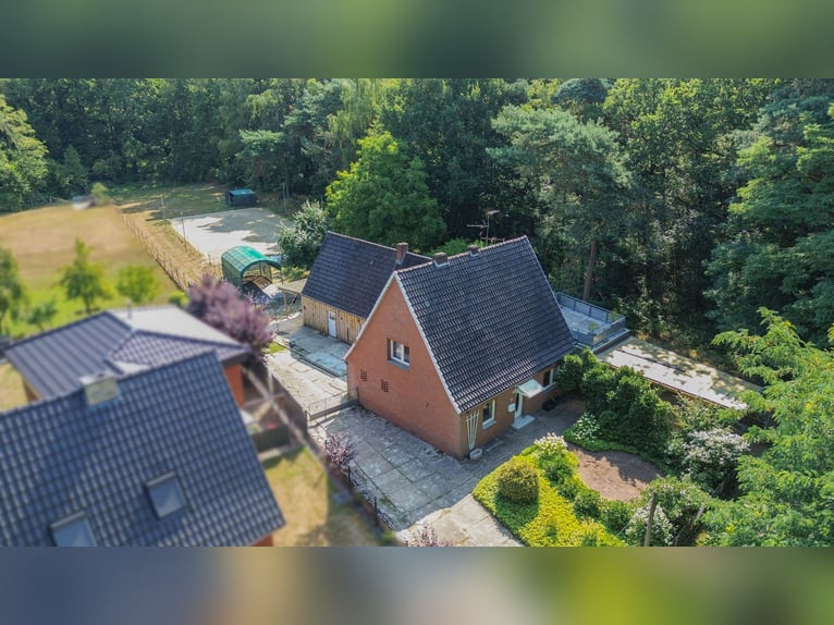 Single-family house with garage, horse stable, and riding arena in the Metelener Heide for sale