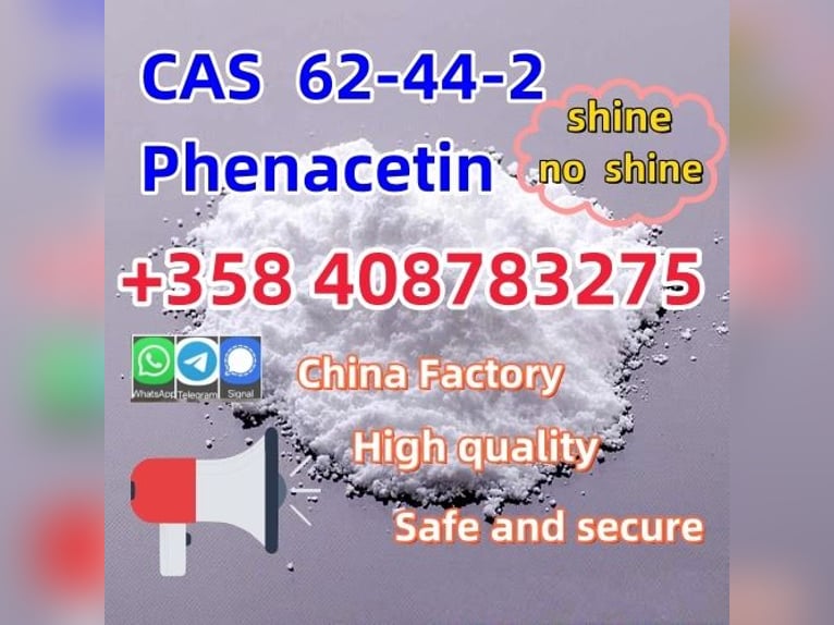 99% High Purity CAS 62-44-2 Phenacetin Crystals For Pain Relieving with Best Price 