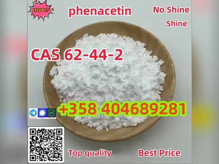 99% High Purity CAS 62-44-2 Phenacetin Crystals For Pain Relieving with Best Price   